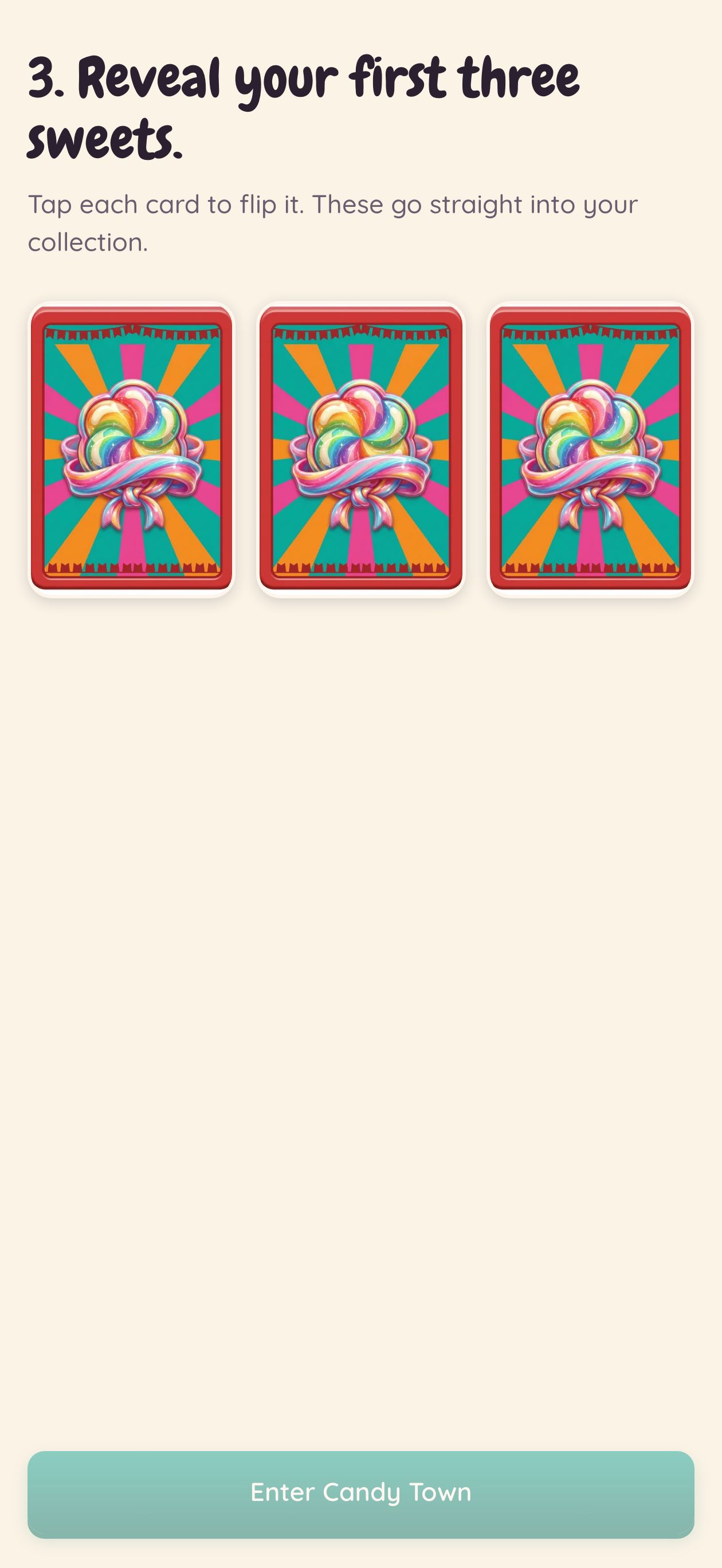Reveal three carnival confections